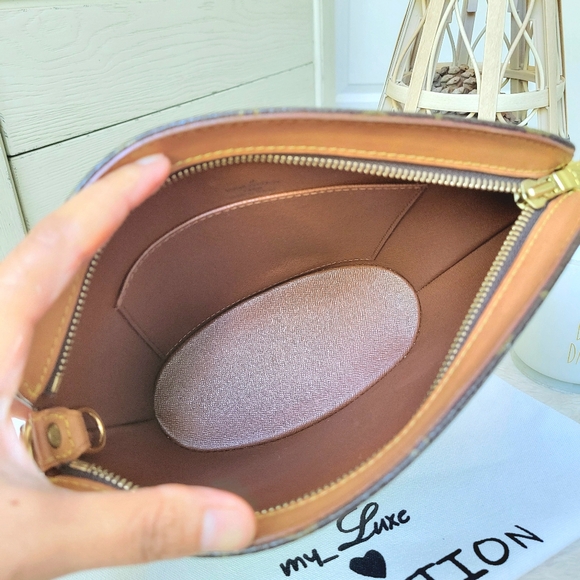 💕DISCONTINUED Very Rare LOUIS VUITTON Drouot Crossbody/Shoulder Bag Monogram - Picture 10 of 16